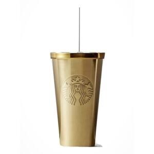 Super Rare Gold 16 oz Starbucks Tumbler